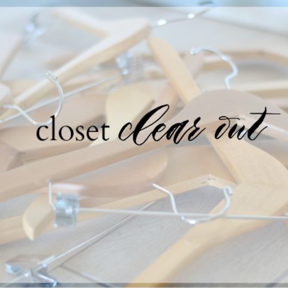 🚨 Closet Clear-Out Alert  🚨